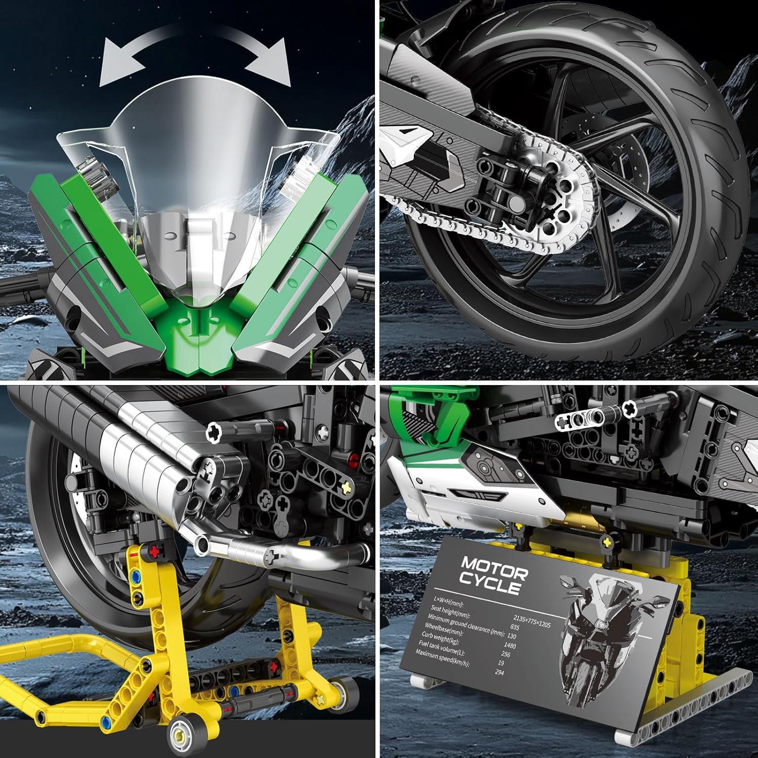 Modelo de Motocicleta H2 SX SE 1:5 Shantou 2088 PZS