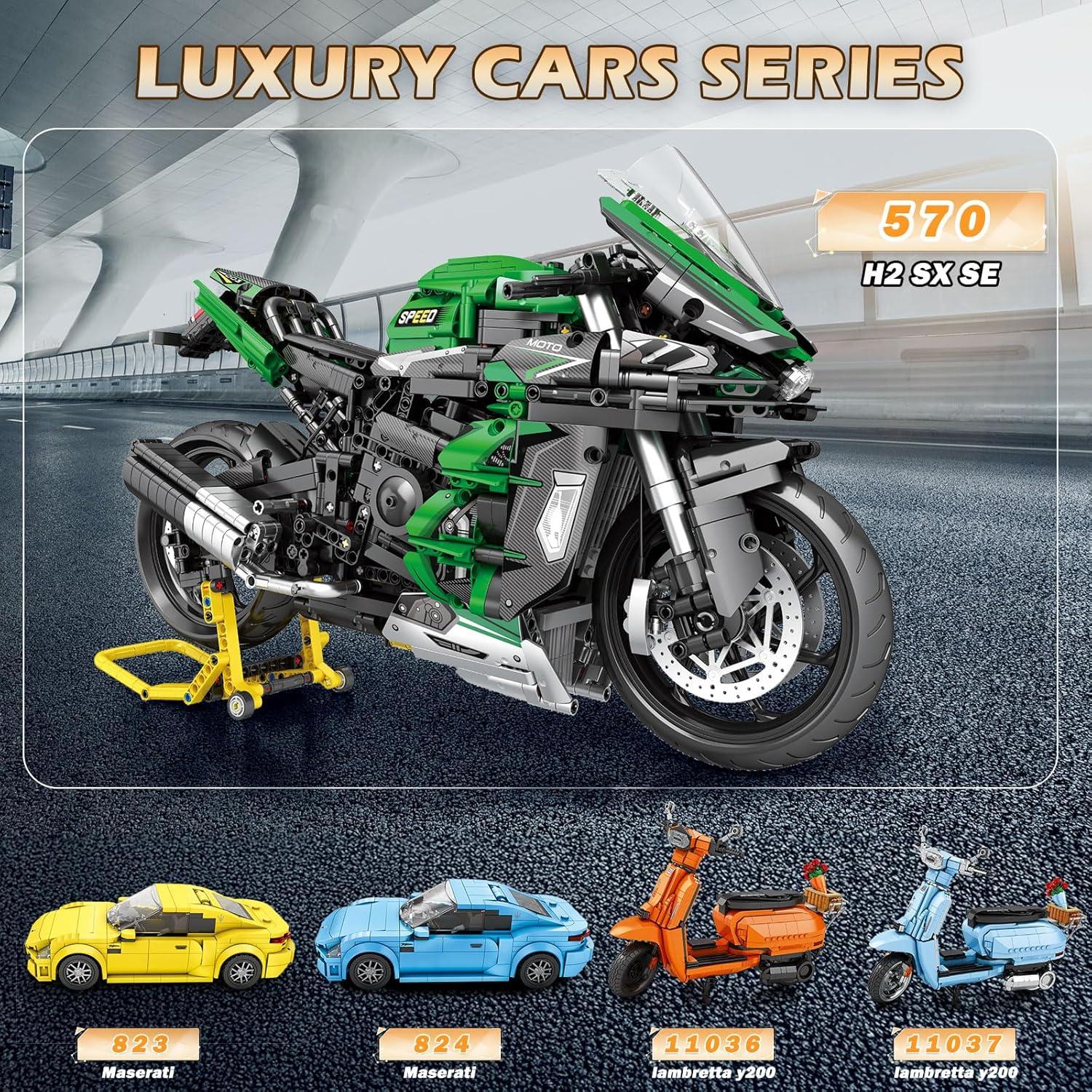 Modelo de Motocicleta H2 SX SE 1:5 Shantou 2088 PZS