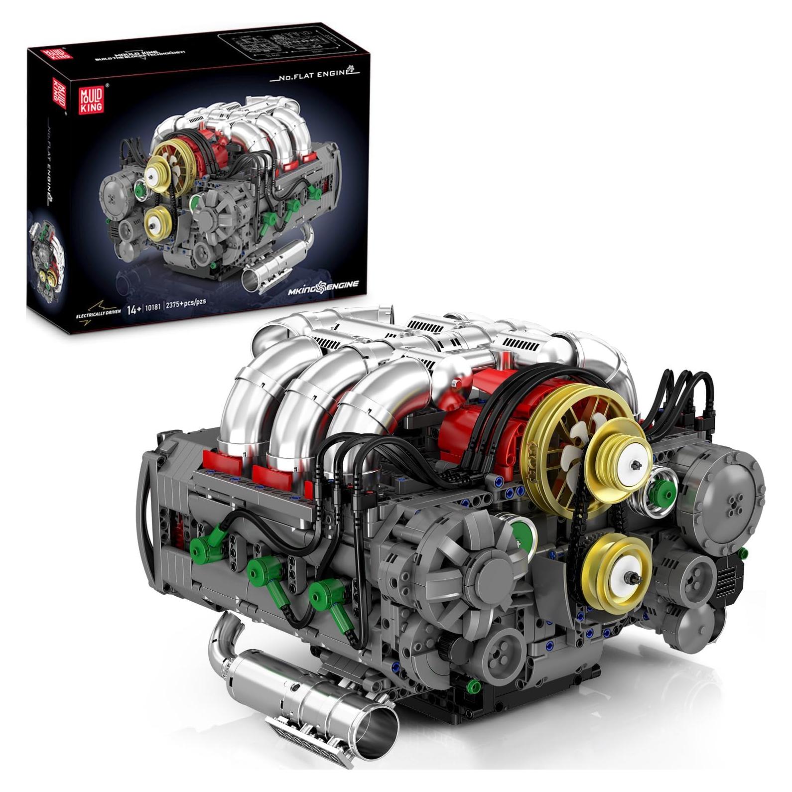 Kit de Modelo de Motor Boxer-6 Mould King 2375 Piezas