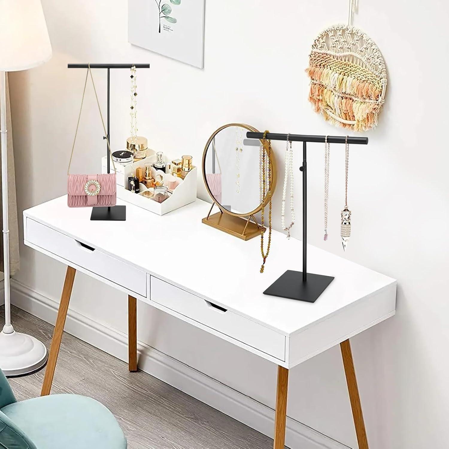 Soporte de Joyería Ajustable SHUNKAIZS 2 Piezas Acero Inoxidable