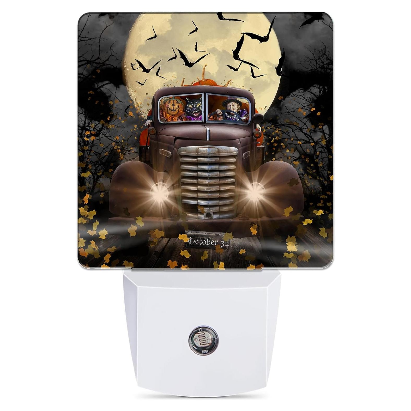 Luz Nocturna Jopowide Camión Halloween con Sensor 5.1x7.6cm