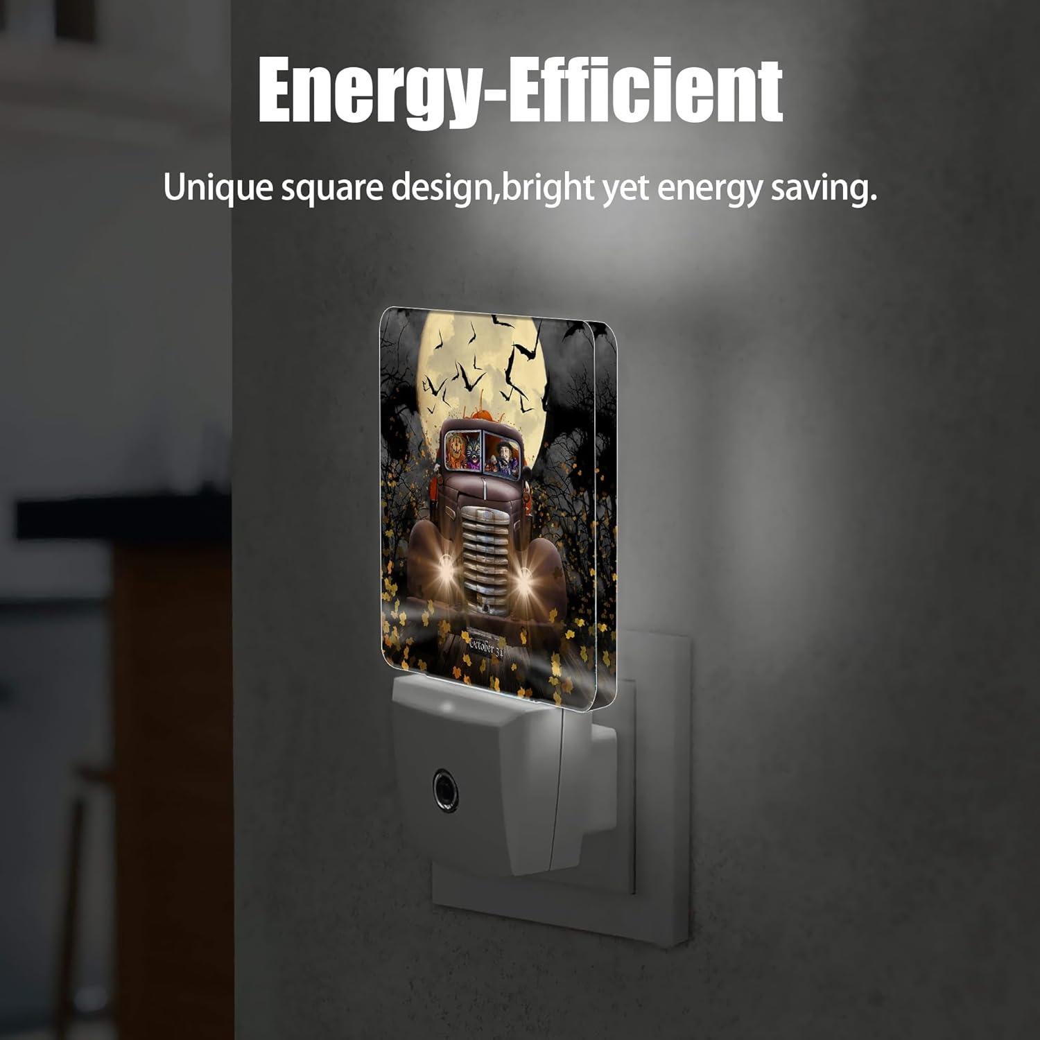 Luz Nocturna Jopowide Camión Halloween con Sensor 5.1x7.6cm