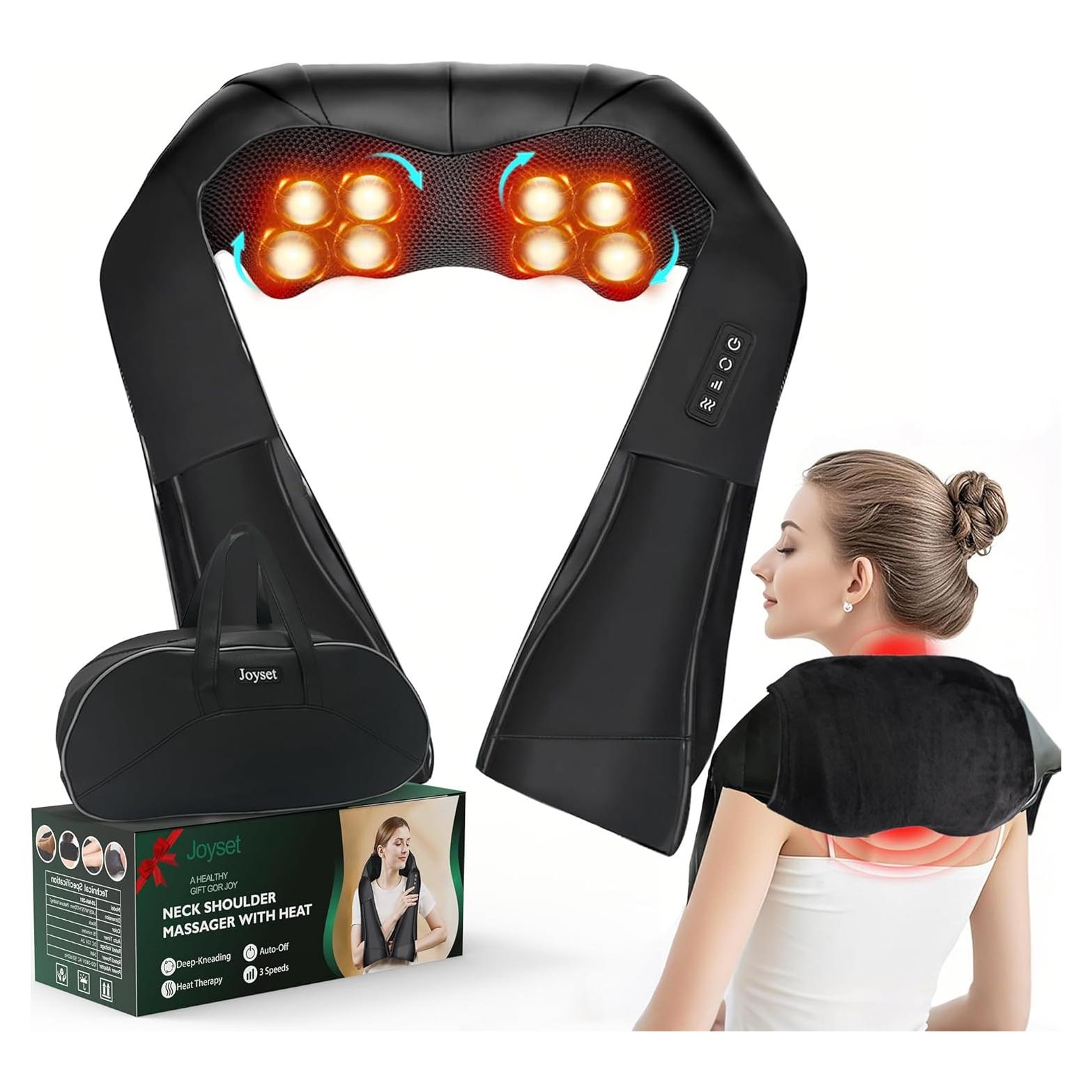 Masajeador de Cuello y Espalda Shiatsu Joyset con Calor