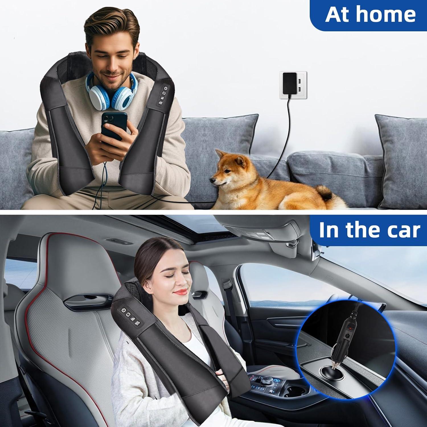 Masajeador de Cuello y Espalda Shiatsu Joyset con Calor