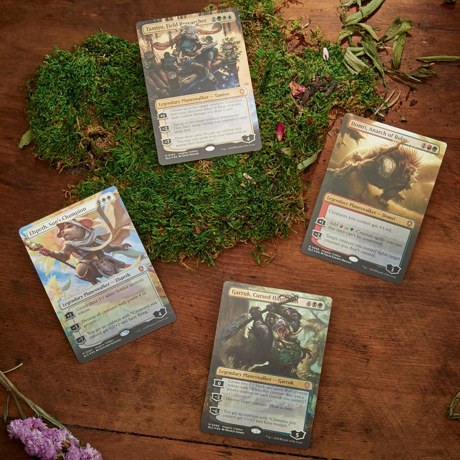 Magic: The Gathering Bloomburrow 4 Mazos de Comandante