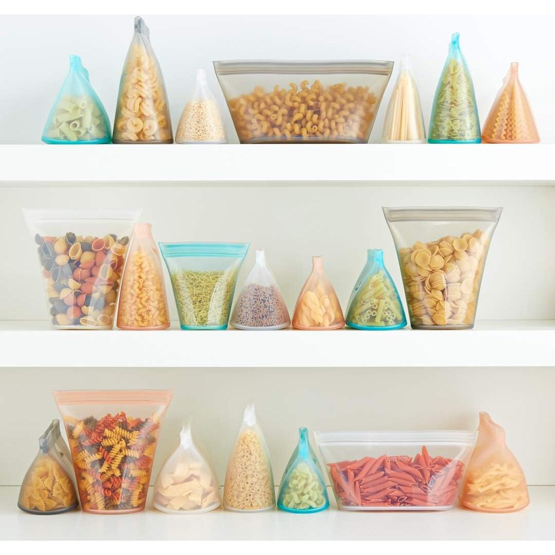 Bolsas de Almacenamiento Reutilizables Zip Top - Plato Pequeño 473ml