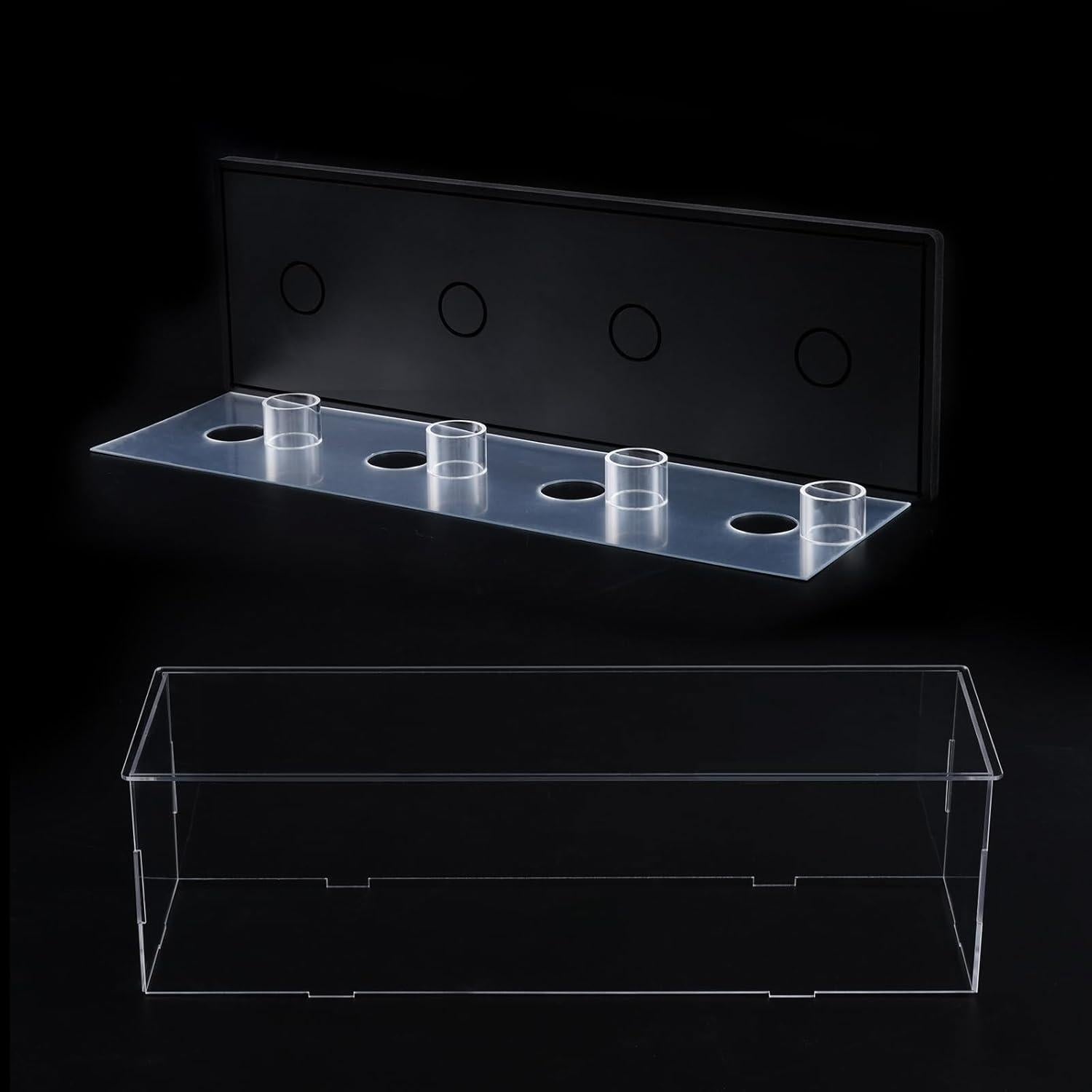 Estuche de exhibición de softball ZSN 4 piezas acrílico