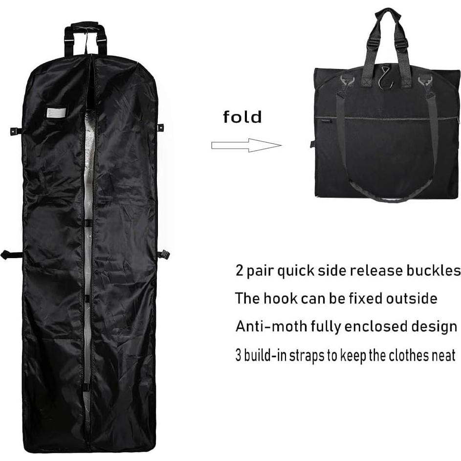 Bolsa de Viaje Versátil Magictodoor 66" para Vestidos Negros