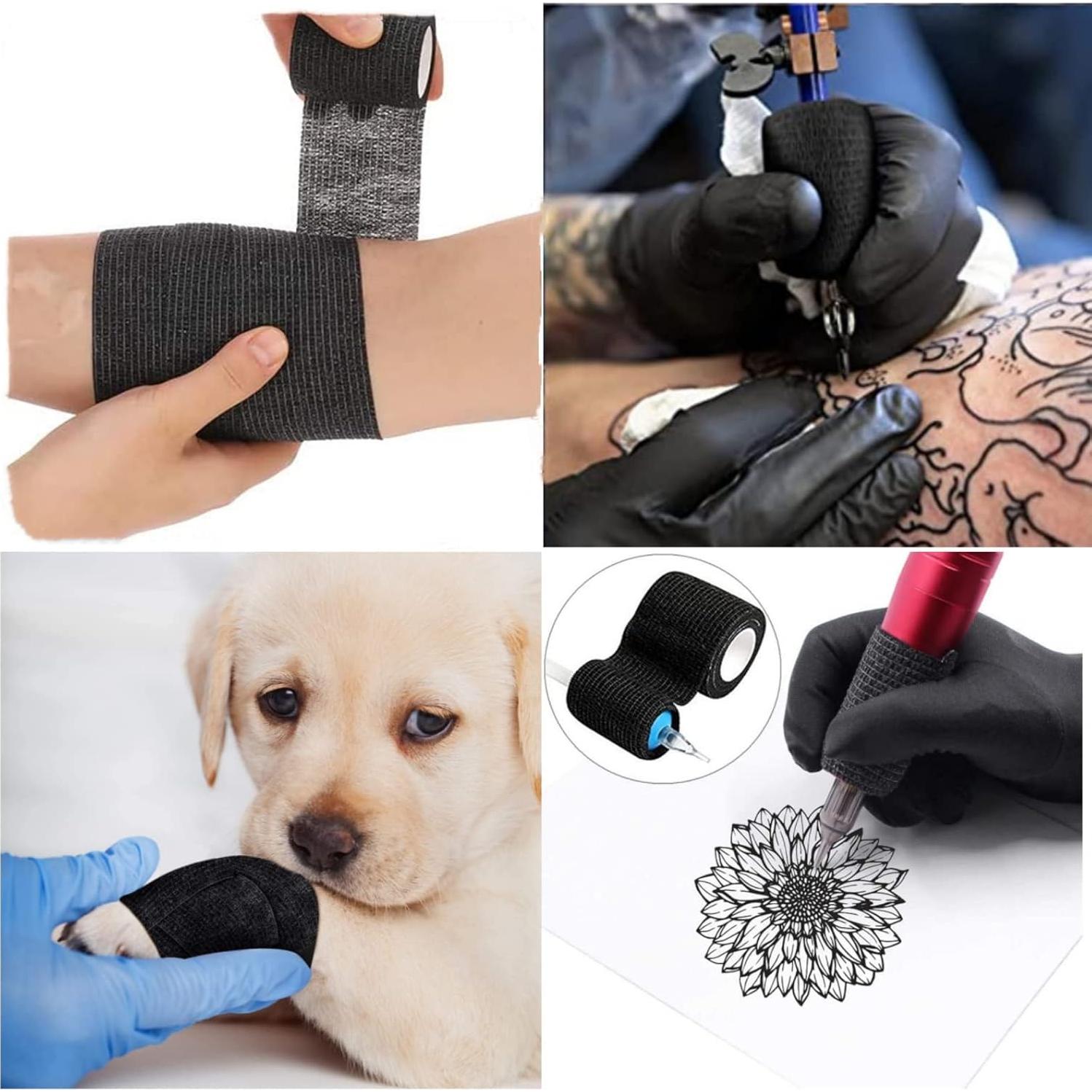 Cinta de agarre para tatuajes Autdor 6Pcs 5cm x 4.57m