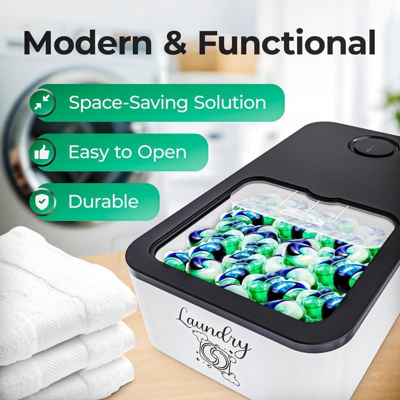 Contenedor de Cápsulas de Lavandería Skywin 5 kg Tapa Deslizante