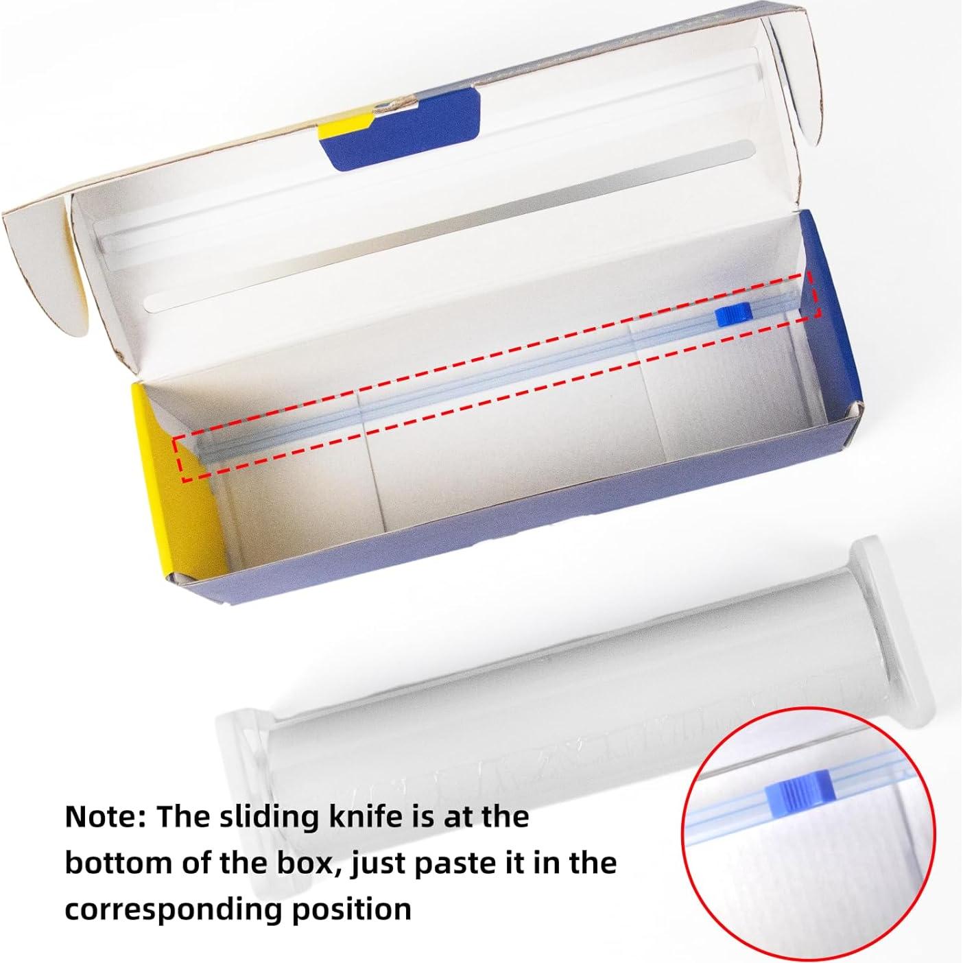 KAMMAK Envoltura Plástica con Cortador 30.48 cm x 92.9 m