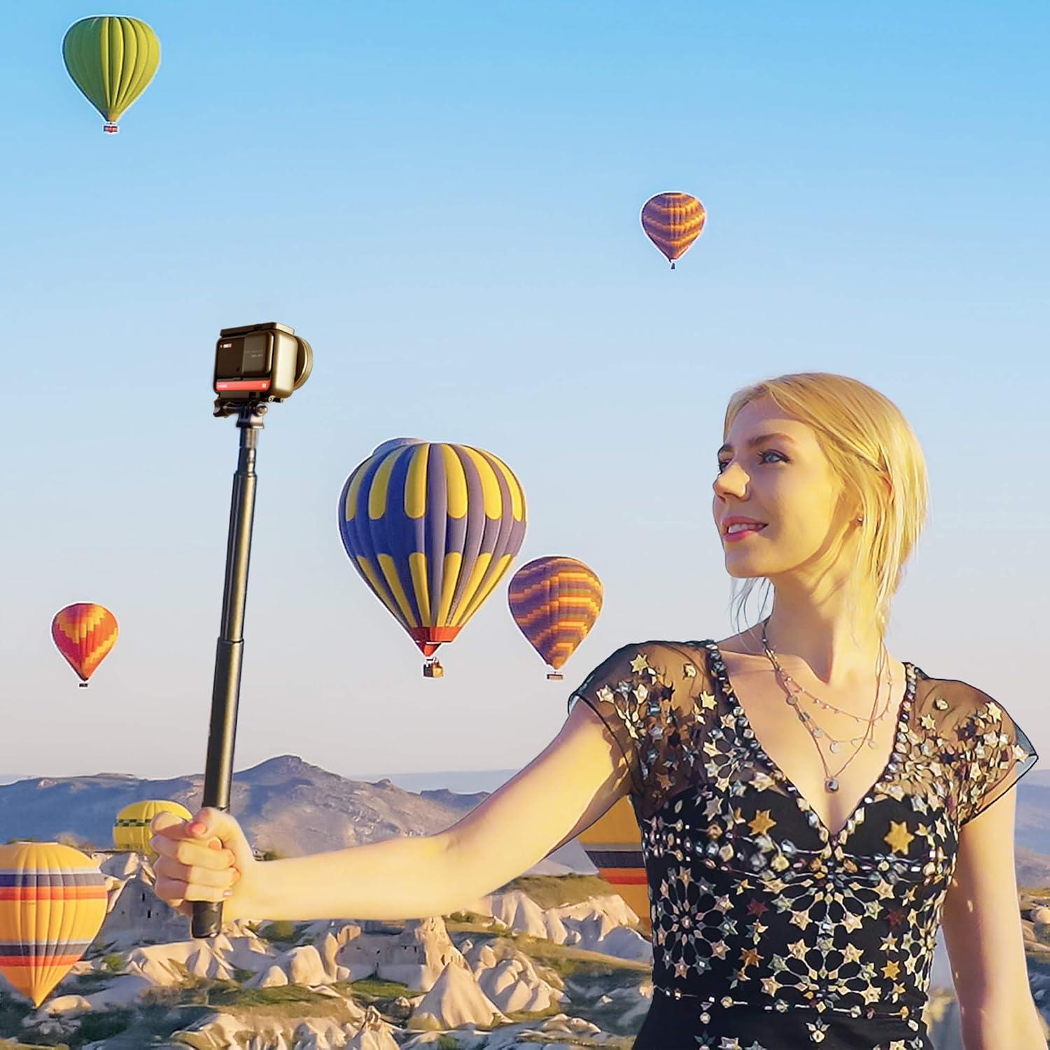 Cámara de Acción Insta360 ONE R 5.3K 30fps 1" Rojo