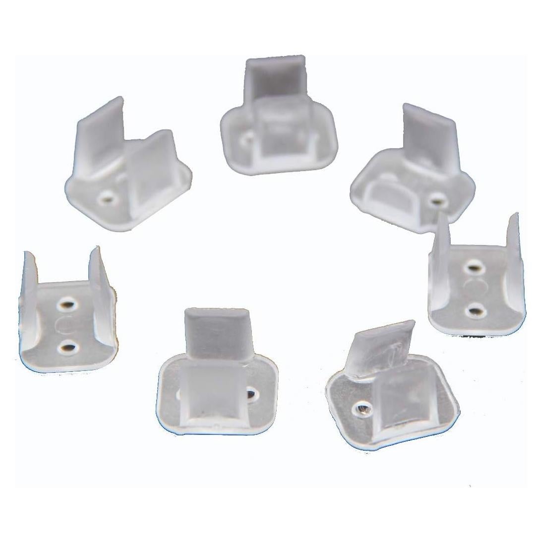 Clips de Montaje LED 99 Iluminación 200 Piezas 6mm 8mm