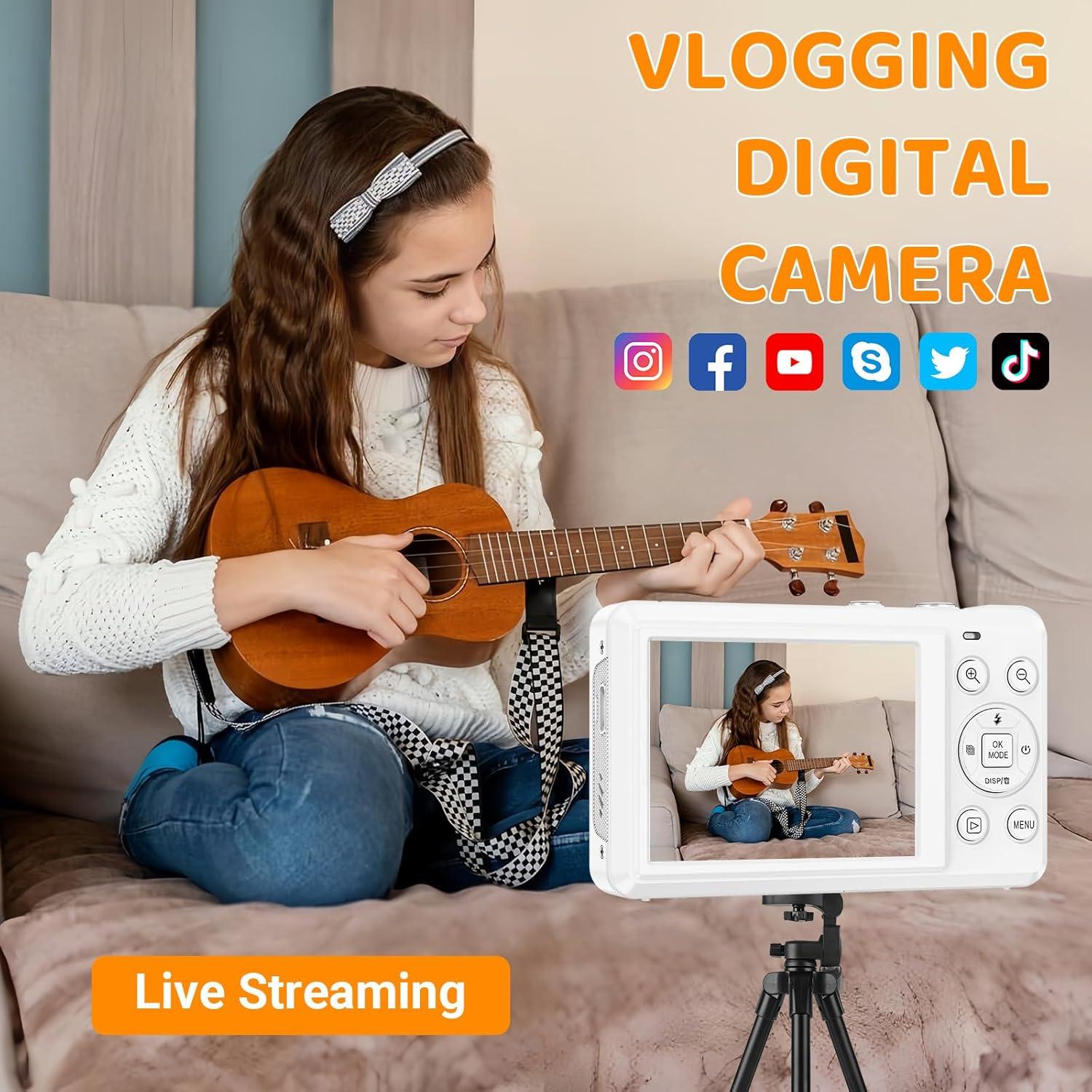 Cámara Digital 5K YiFuar DC068 72MP Zoom 16X Pantalla 2.8"