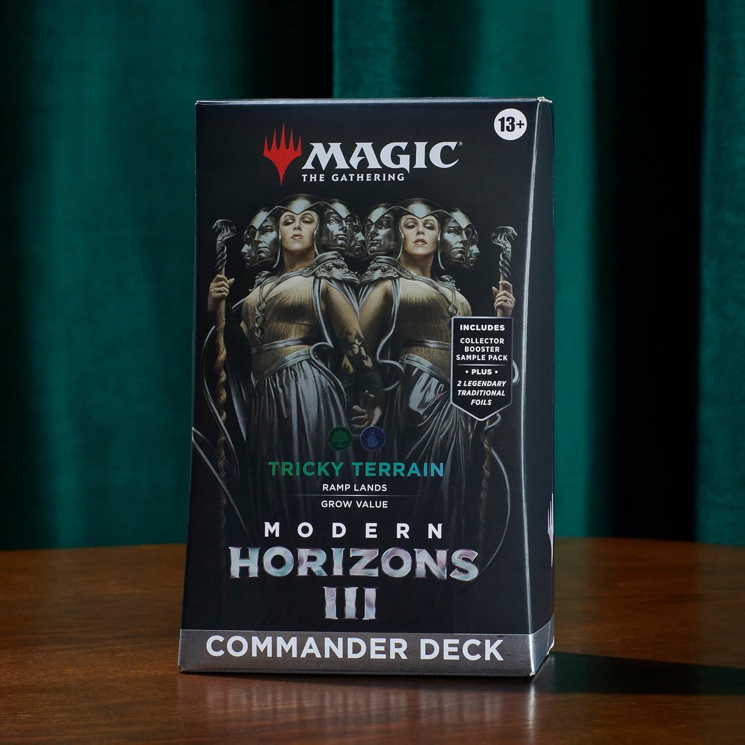 Baraja Commander Magic: The Gathering Terreno Tricky 100 cartas