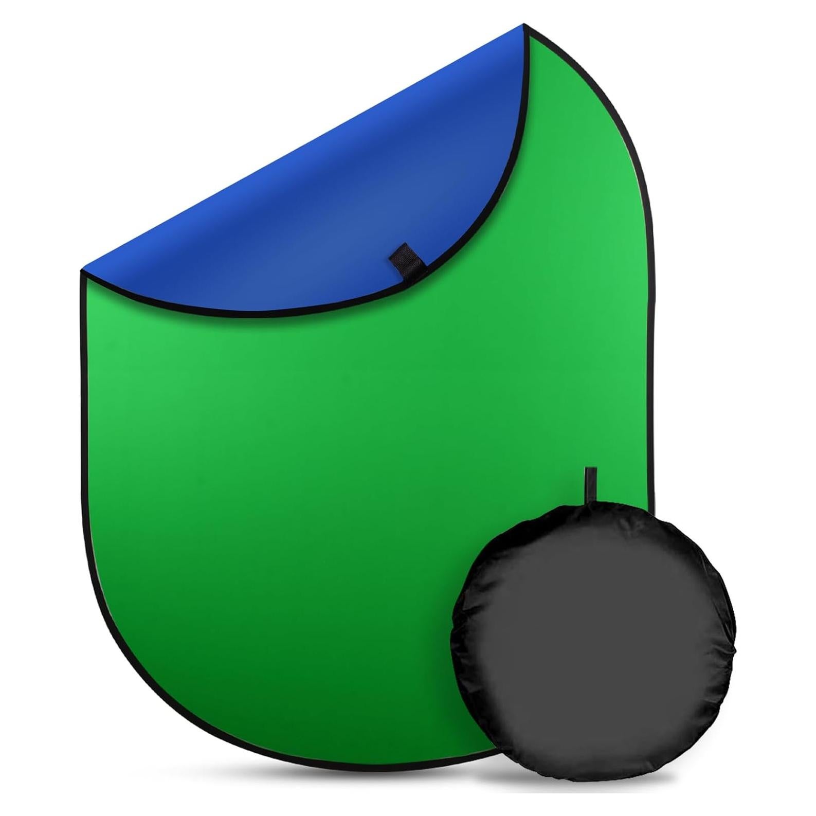 Fondo Plegable Doble Cara EMART Verde Azul 100x150 cm