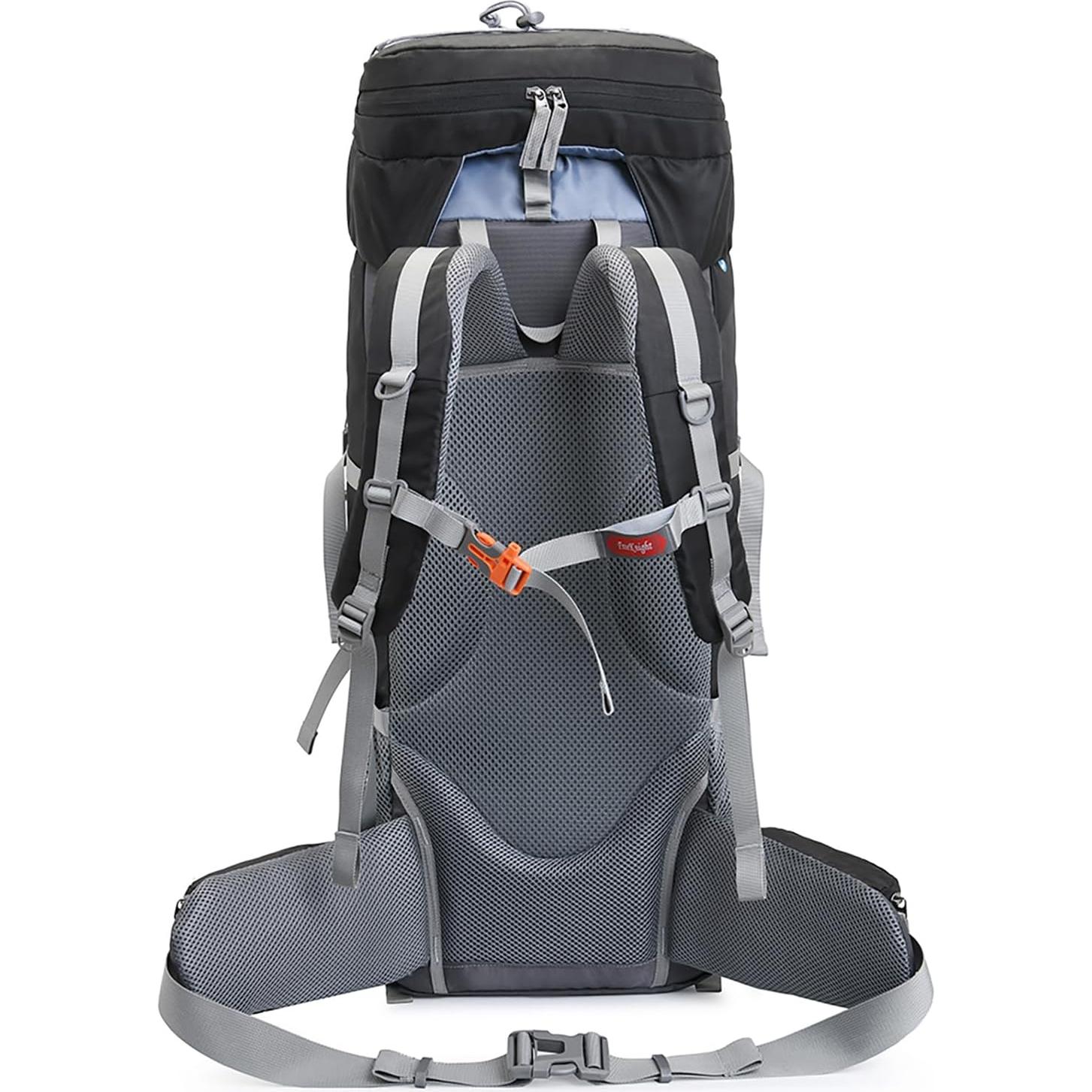 Mochila de Senderismo Bseash 60L Impermeable con Funda Lluvia