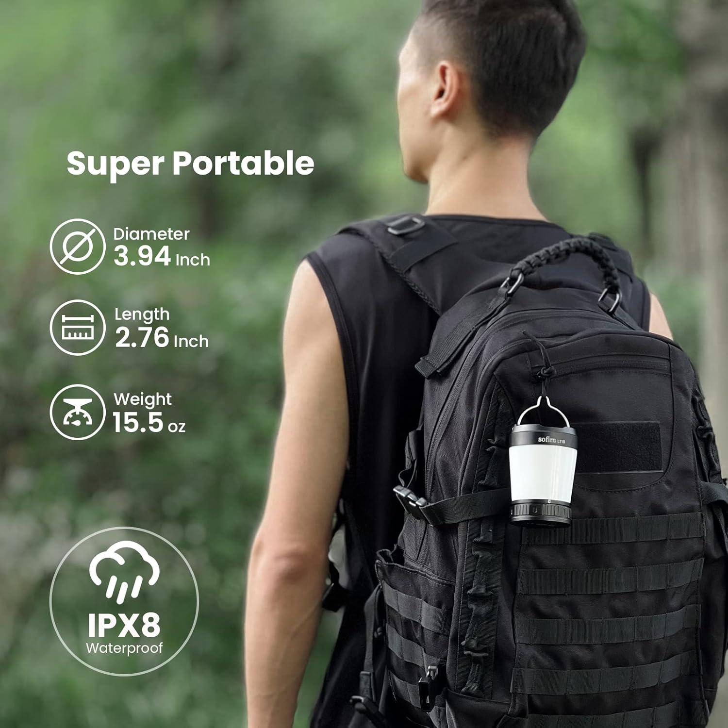 Linterna de Camping Sofirn LT1S LED Recargable 500h Luz Regulable