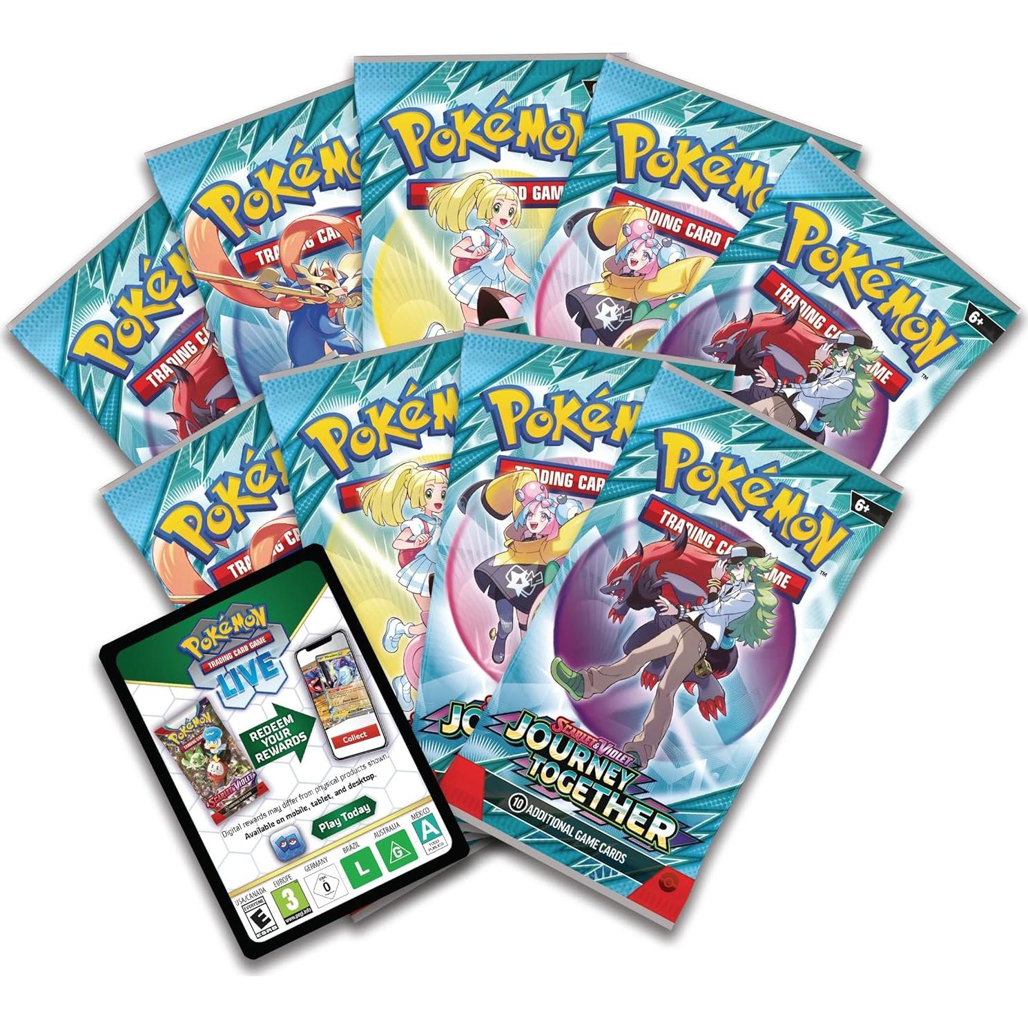 Pokémon TCG Elite Trainer Box Escarlata y Púrpura 9 Paquetes