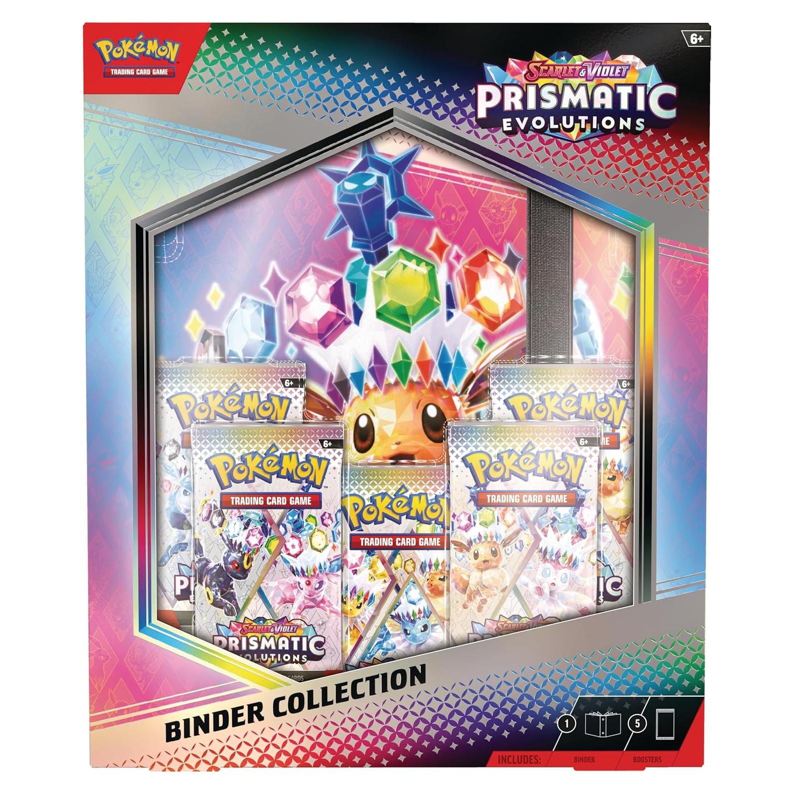 Carpeta de Evoluciones Prismáticas Pokémon TCG Scarlet y Violet