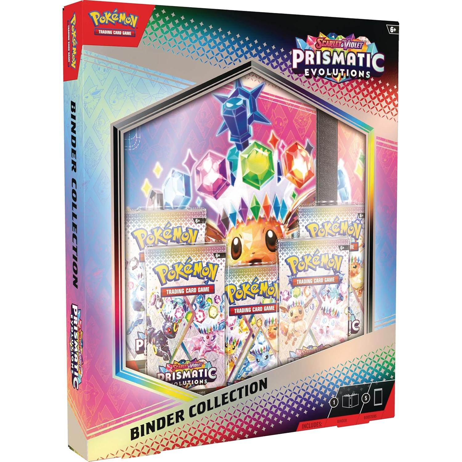 Carpeta de Evoluciones Prismáticas Pokémon TCG Scarlet y Violet