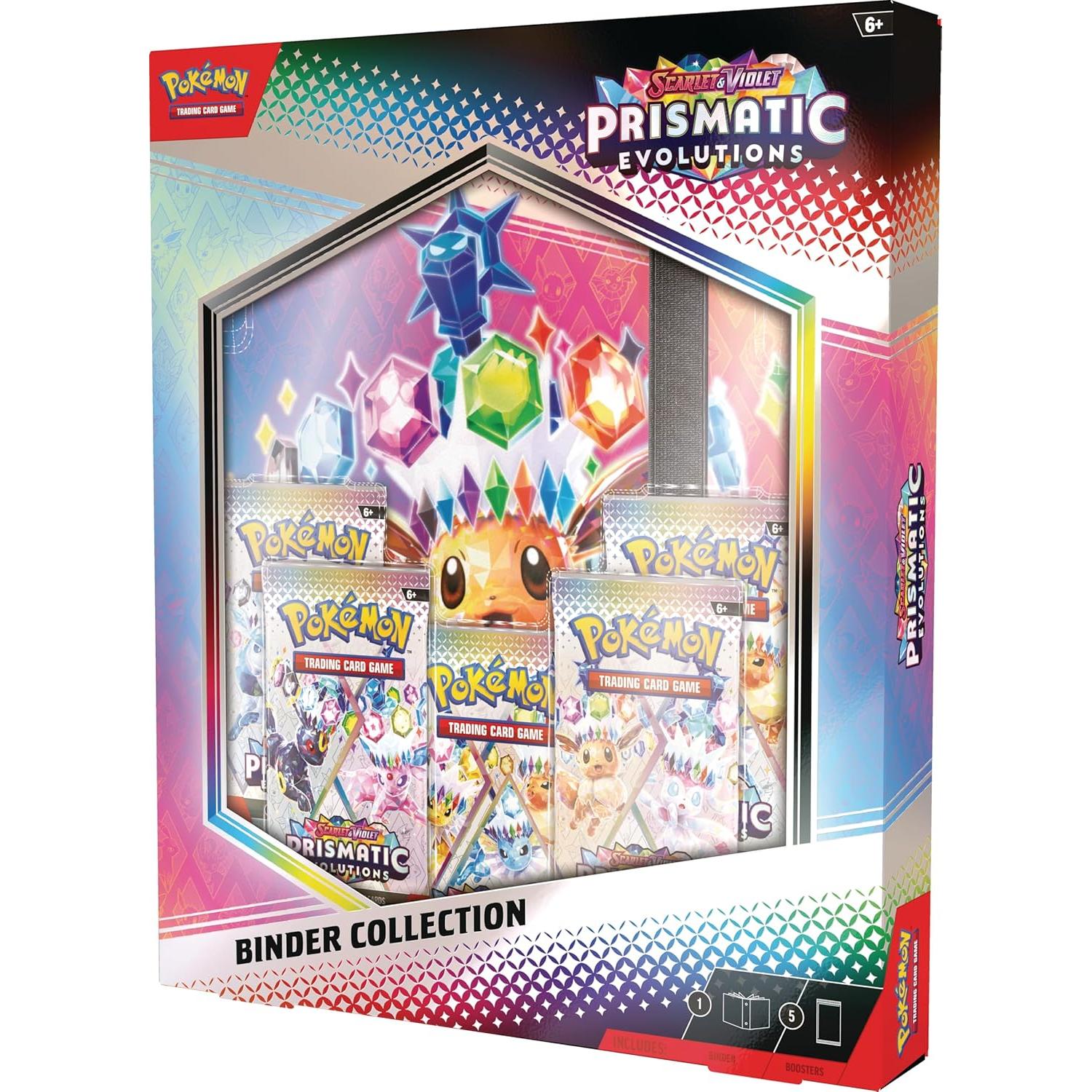 Carpeta de Evoluciones Prismáticas Pokémon TCG Scarlet y Violet