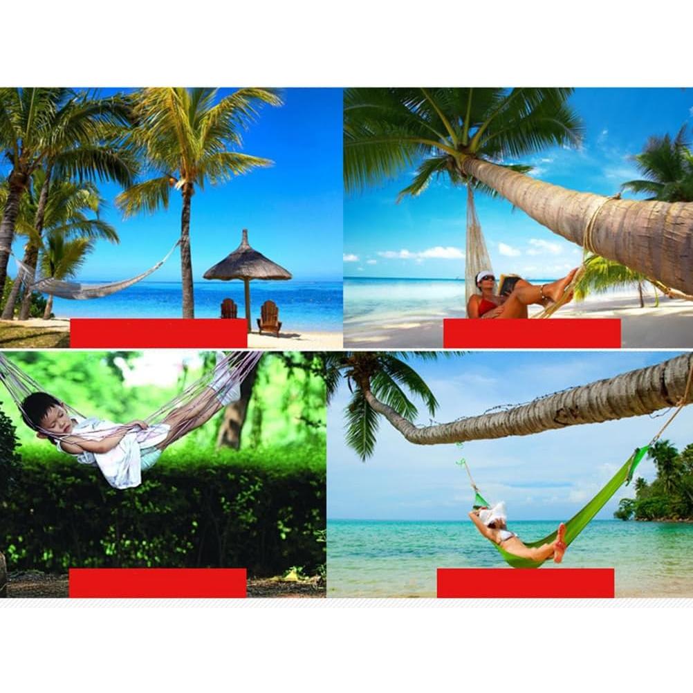 Hamaca de Malla de Nylon Garneck 240x80 cm para Camping