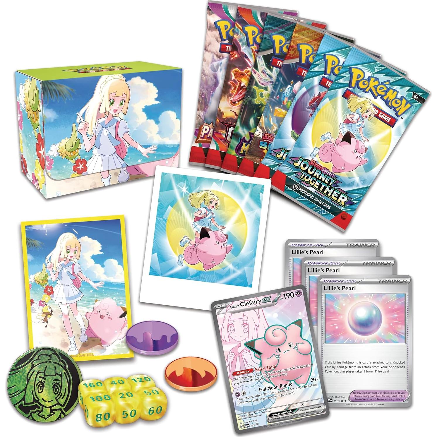 Colección Torneo Premium Lillie Pokémon TCG 2025