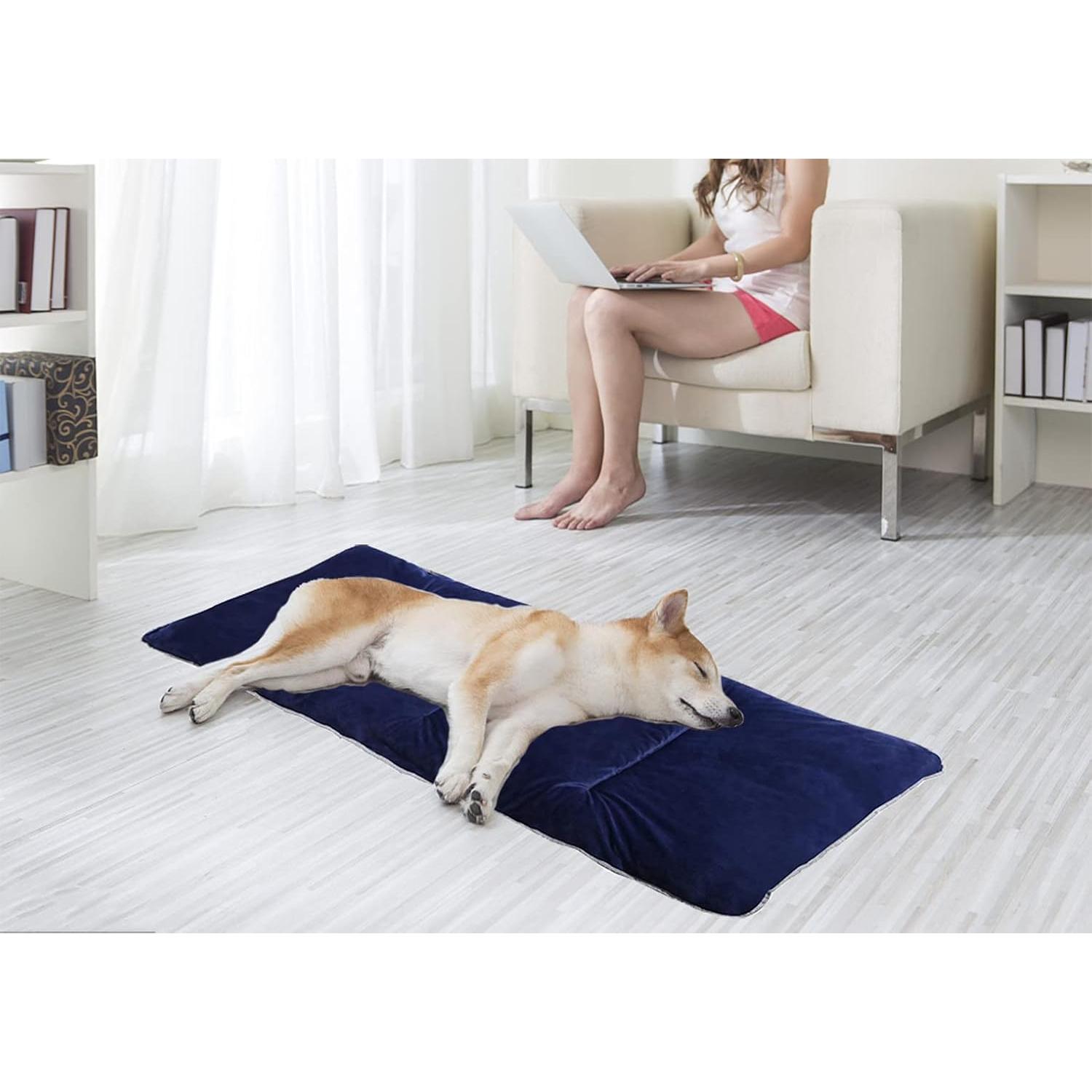 Almohadilla de Camping Gehannah 190x74cm Plegable Azul