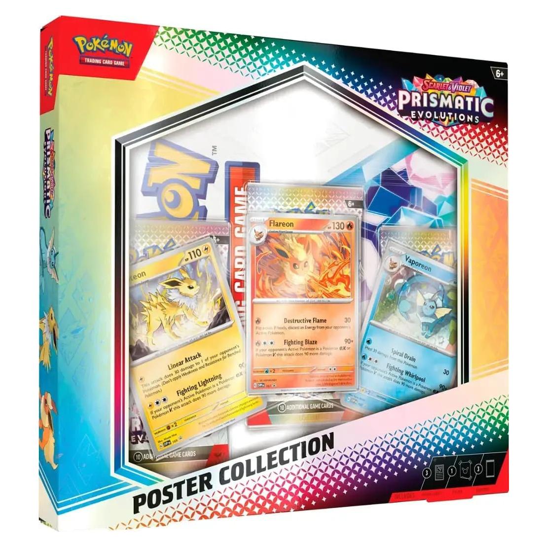 Colección Póster Evoluciones Prismáticas Pokémon TCG