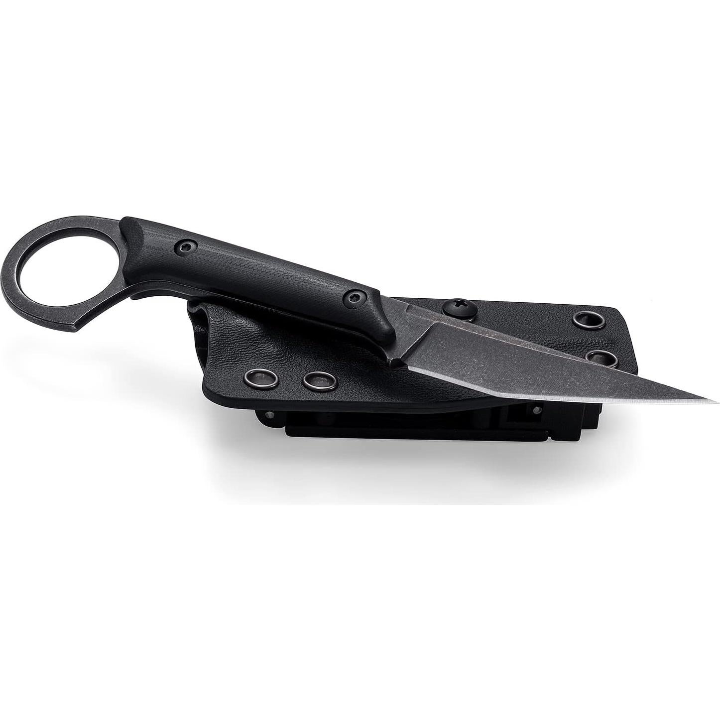 Cuchillo EDC Táctico OOULORE con Hoja D2 y Mango G10 Negro