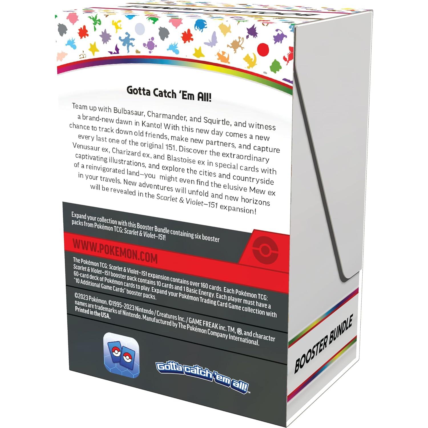 TCG Scarlet & Violet 3.5 Pokemon 151 Booster Bundle