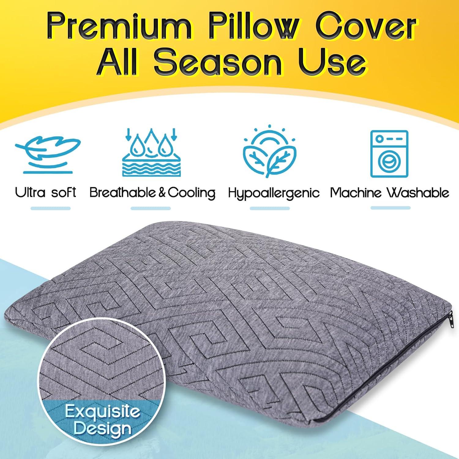 Almohada de Viaje 1 MIDDLE ONE con Espuma Memoria 39x30 cm