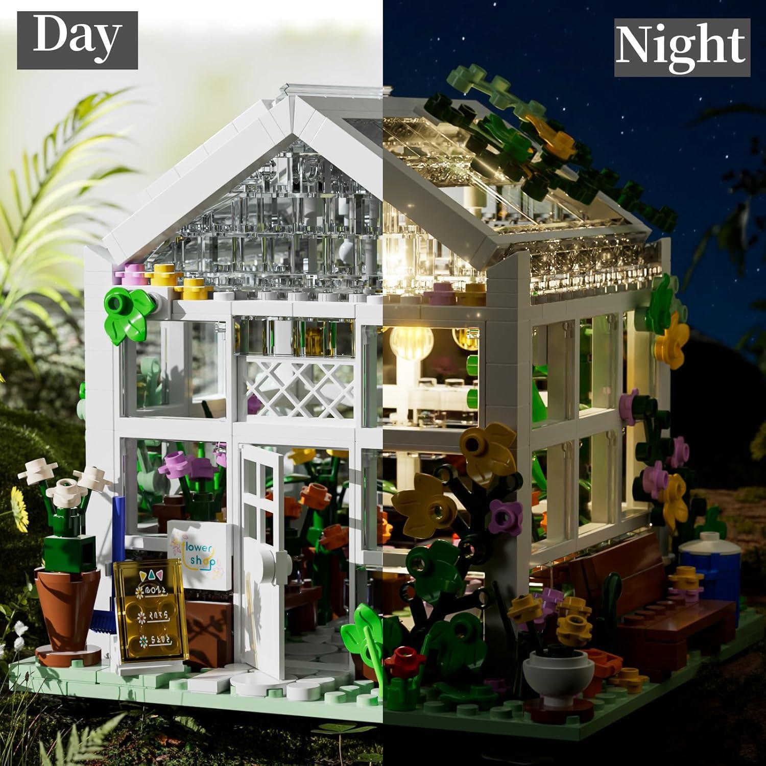 Conjunto de Construcción Casa de Flores Blancas QLT 639 Pcs