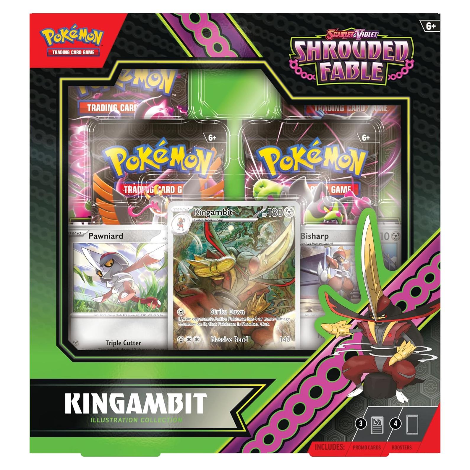 Pokemon TCG: Scarlet and Violet Shrouded Fable: KINGAMBIT Illustration Collection