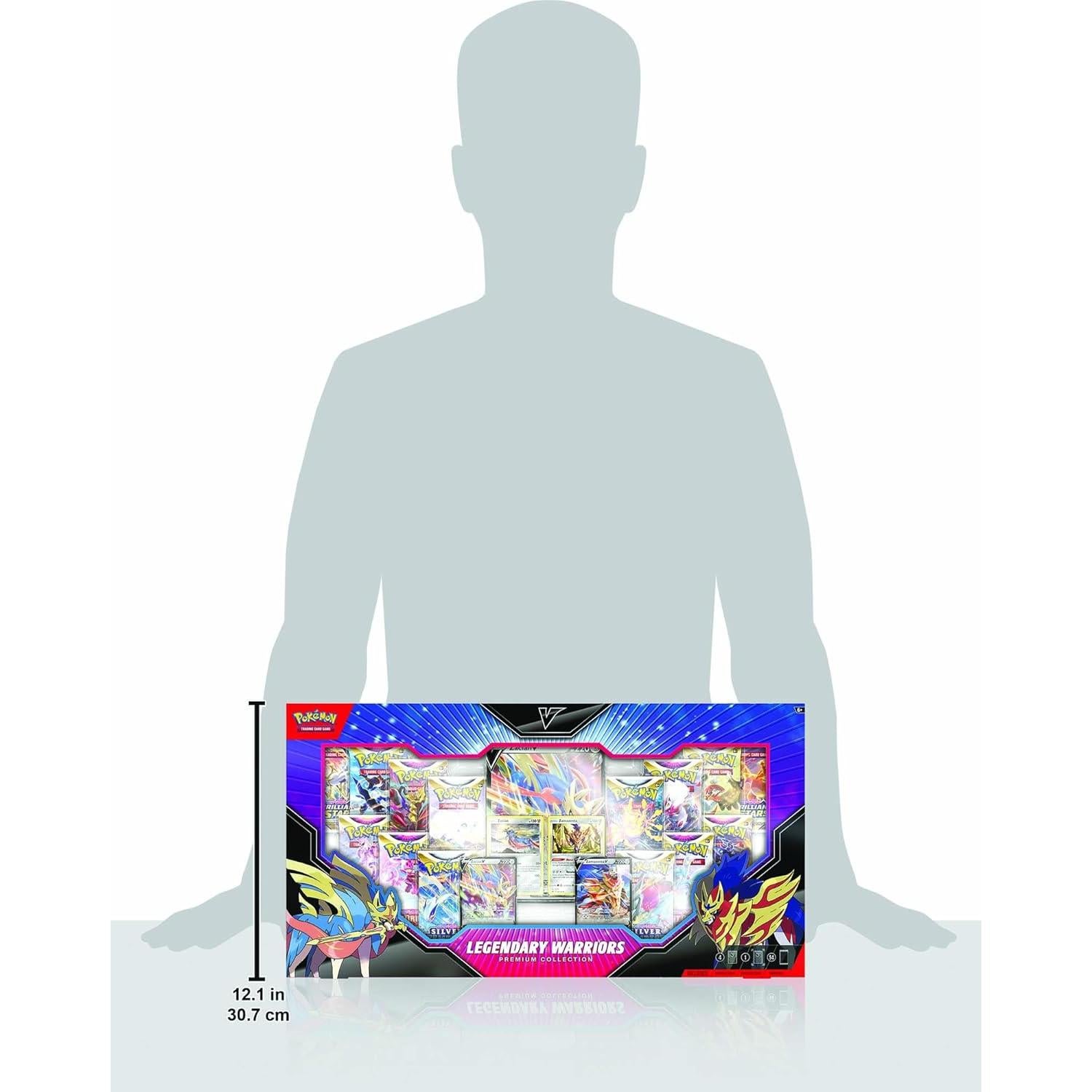 Caja Colección Premium Pokémon TCG Zacian Zamazenta 14 Paquetes