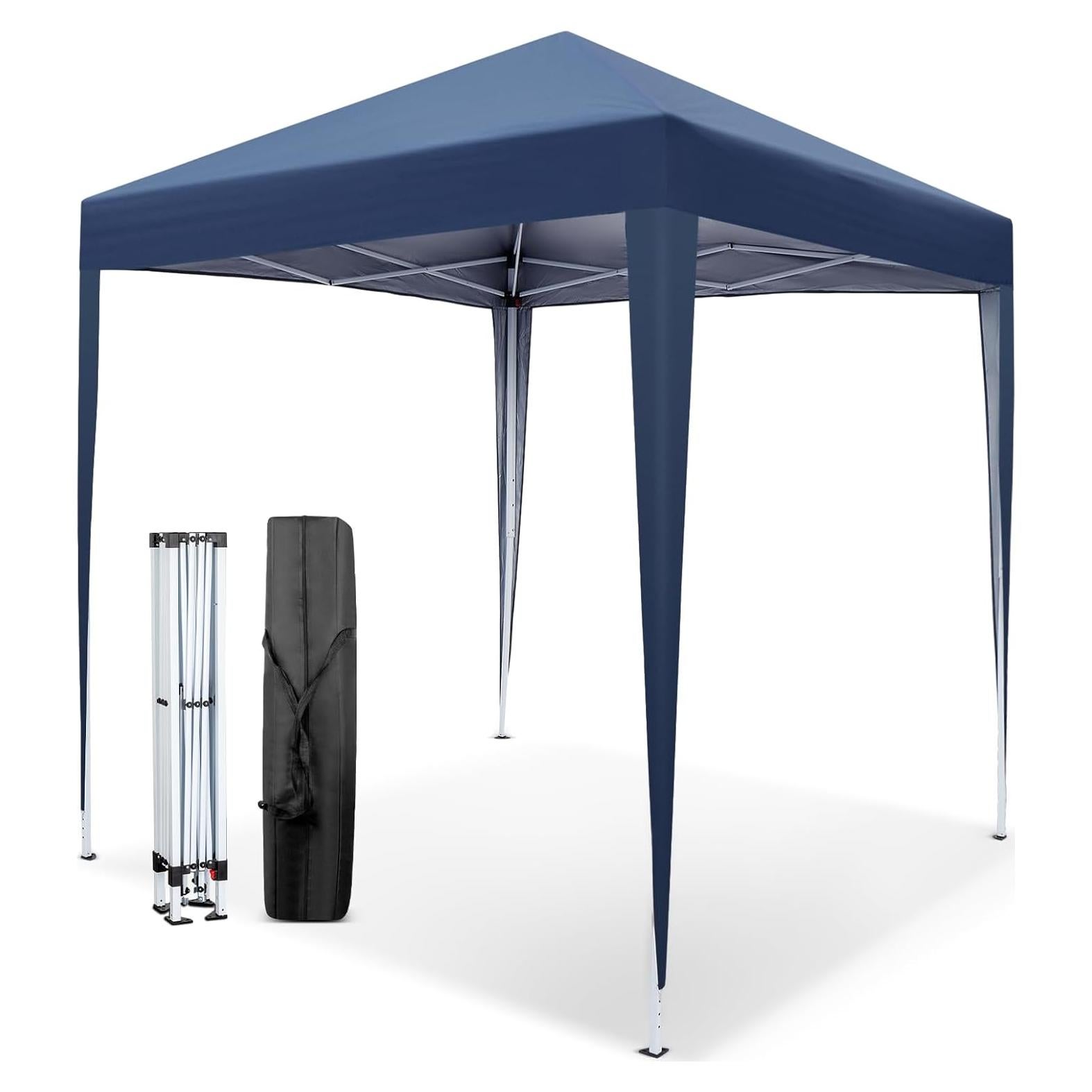 Carpa Pop Up VINGLI 1.98x1.98m Azul Resistente al Agua