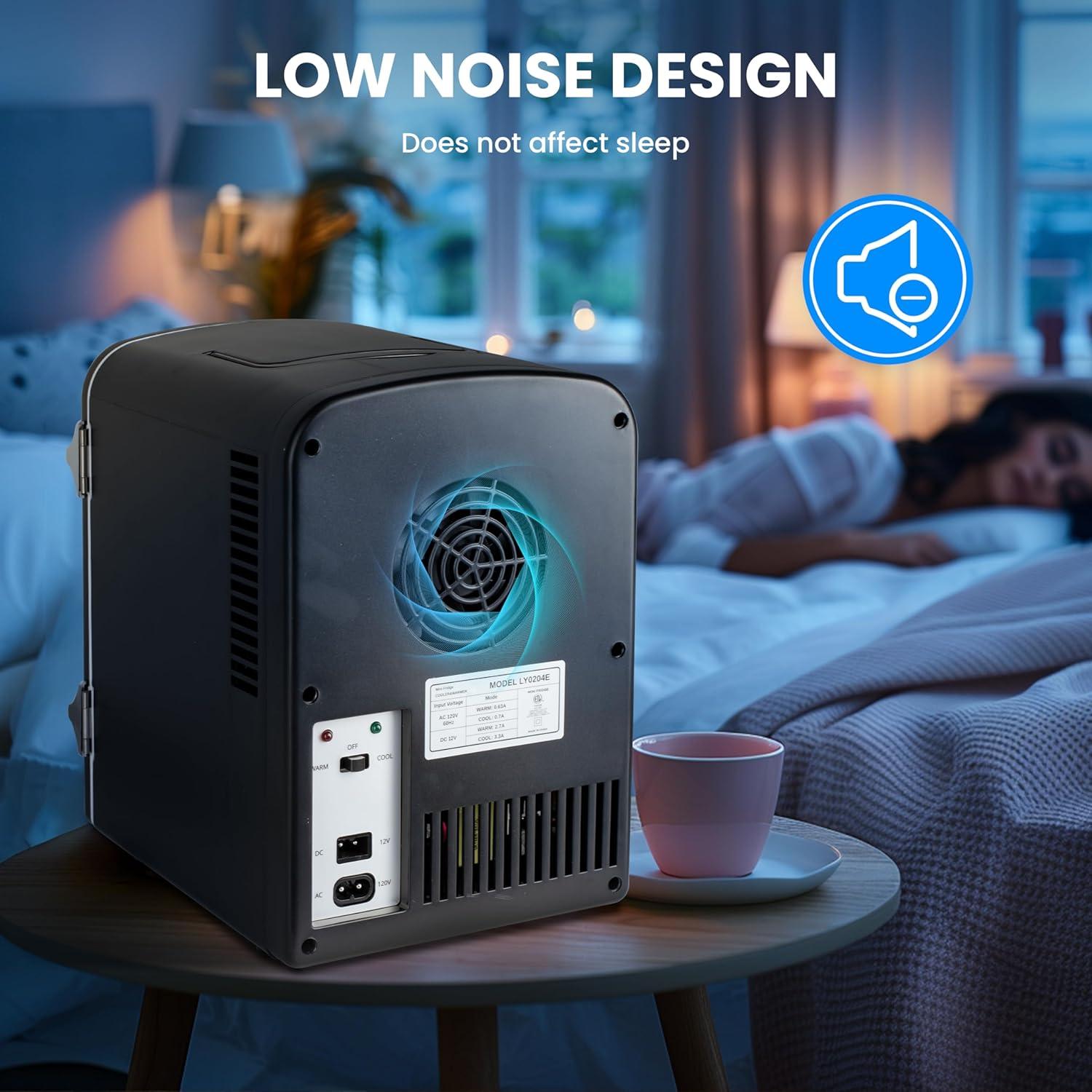 Mini Nevera Portátil Simple Deluxe 4L Ecológica Calentador y Enfriador