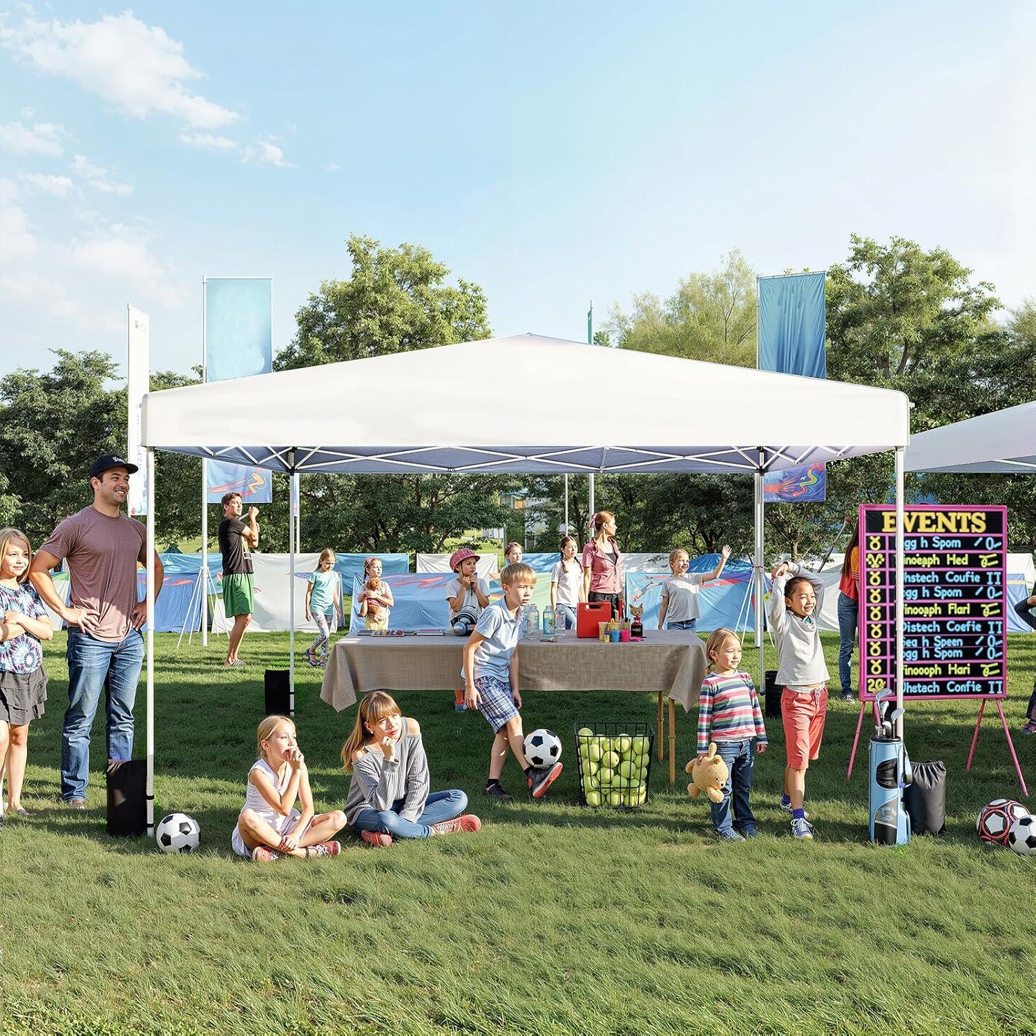 Carpa Plegable EROMMY 3.66x3.66m Impermeable con Accesorios