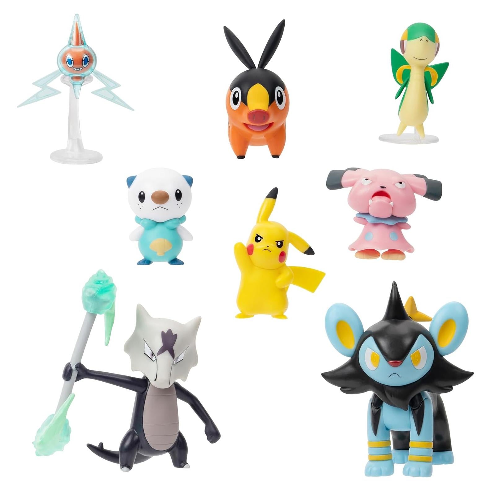 Paquete de Figuras de Batalla Pokémon Jazwares 8 Piezas