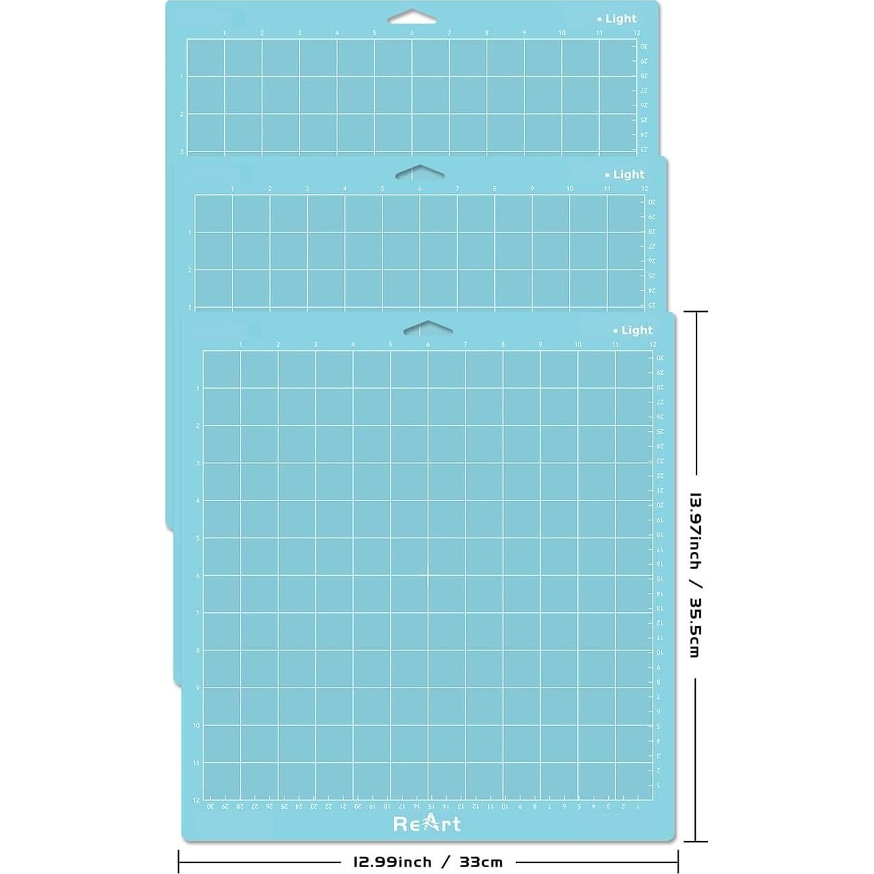 Alfombrilla de Corte ReArt Light Grip 30.48 cm - Paquete de 3