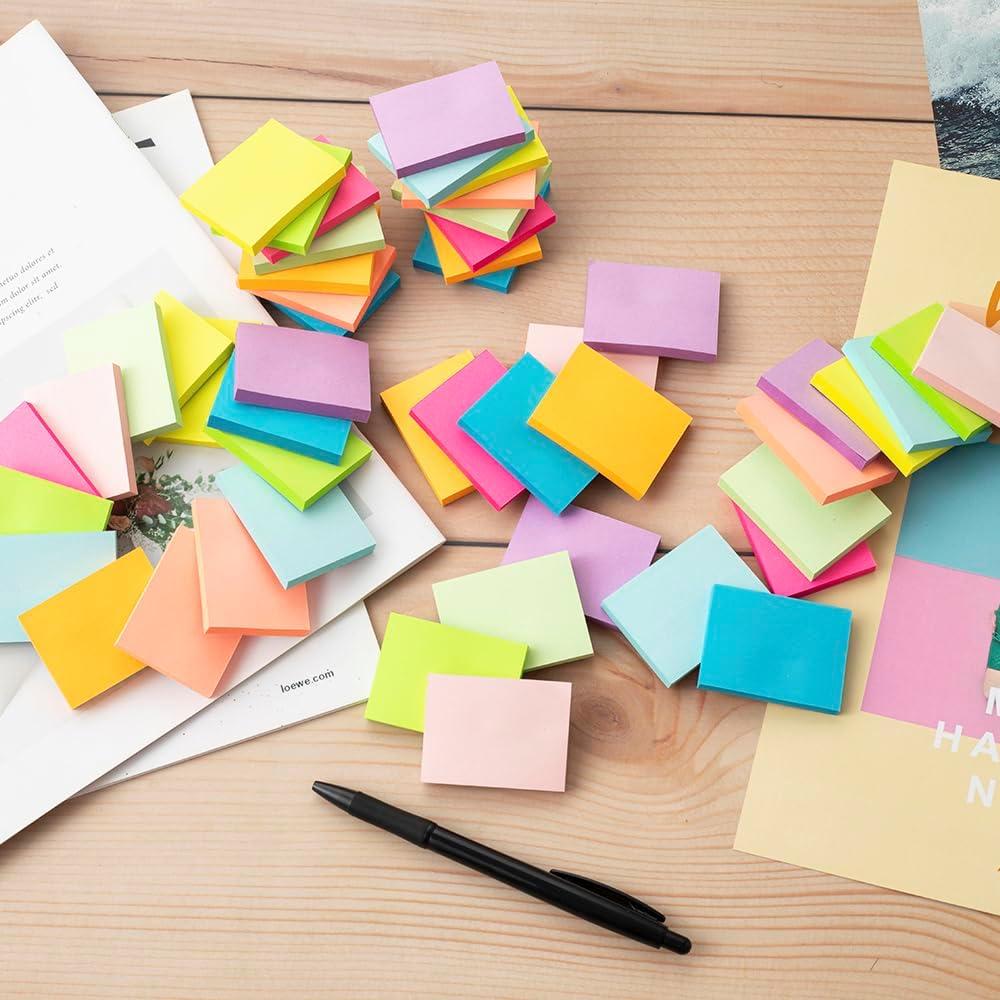 Notas Adhesivas Kozerite 3.81x5.08 cm 50 Pads 10 Colores