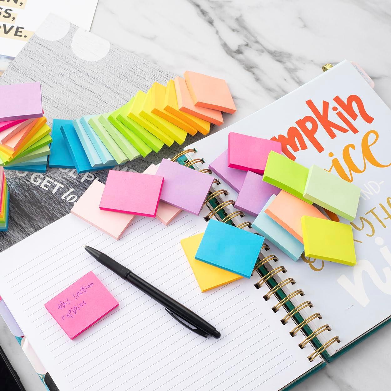 Notas Adhesivas Kozerite 3.81x5.08 cm 50 Pads 10 Colores