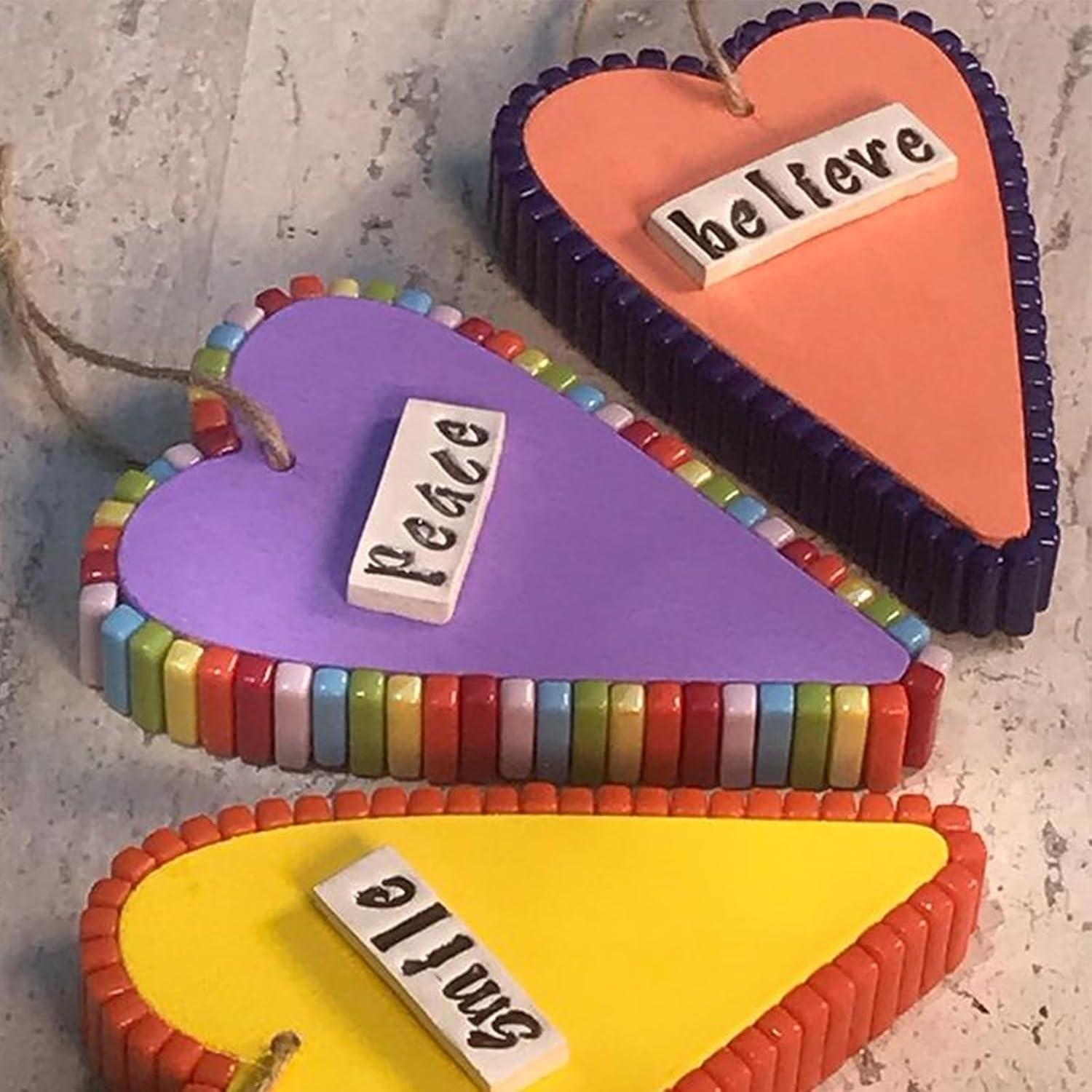 Azulejos de mosaico de vidrio amarillo Youway 150g para manualidades