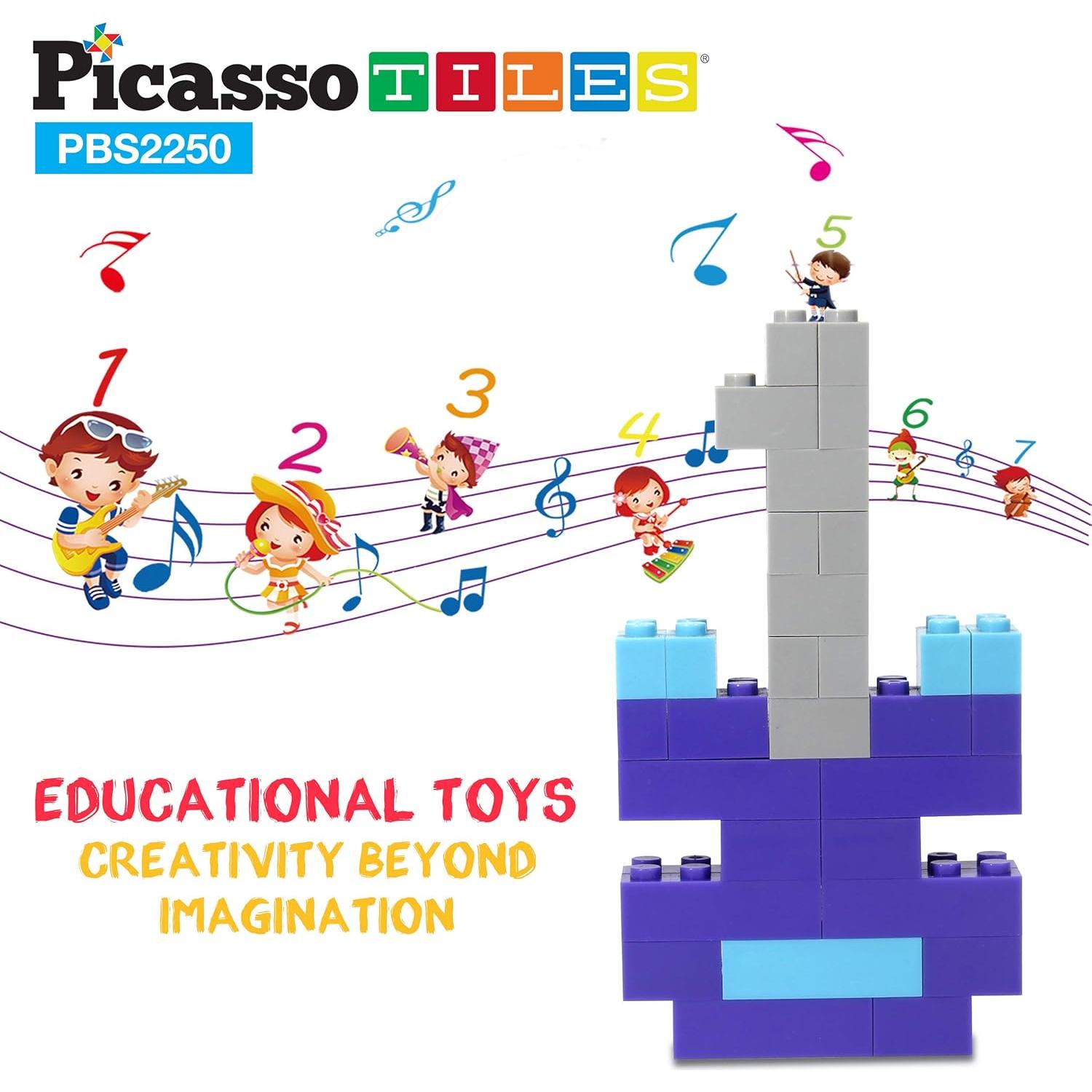 PicassoTiles 2250 Piezas Bloques de Construcción Creativos