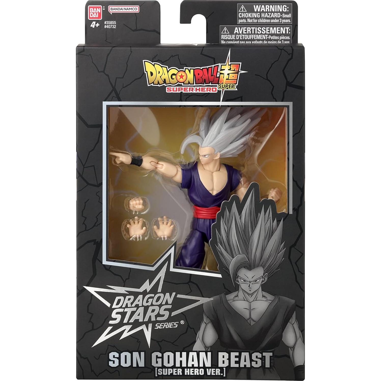 Figura de Acción Dragon Ball Super Gohan Bestia 19 cm Bandai