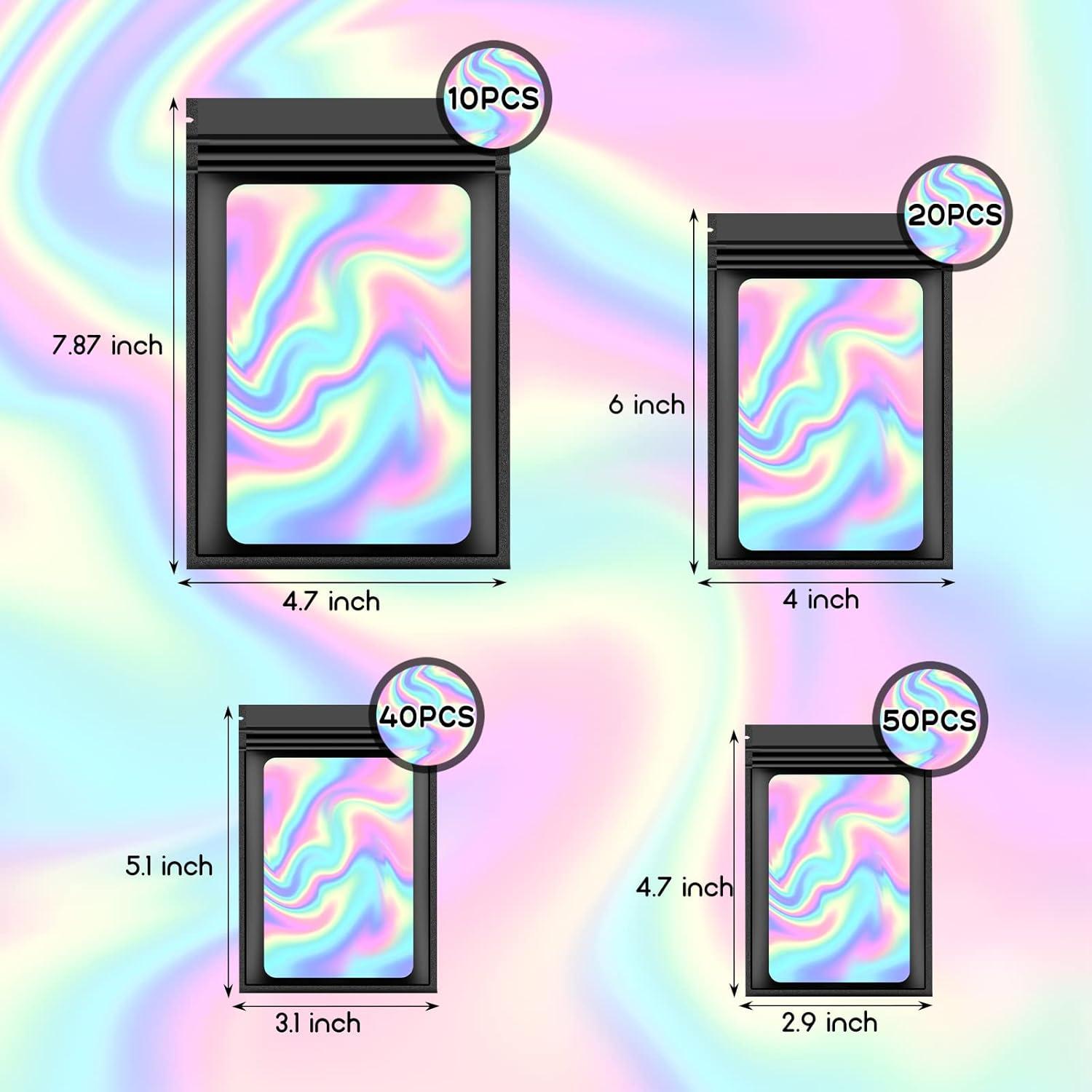 120 Bolsas Mylar Reutilizables AMCEMIC a Prueba de Olores