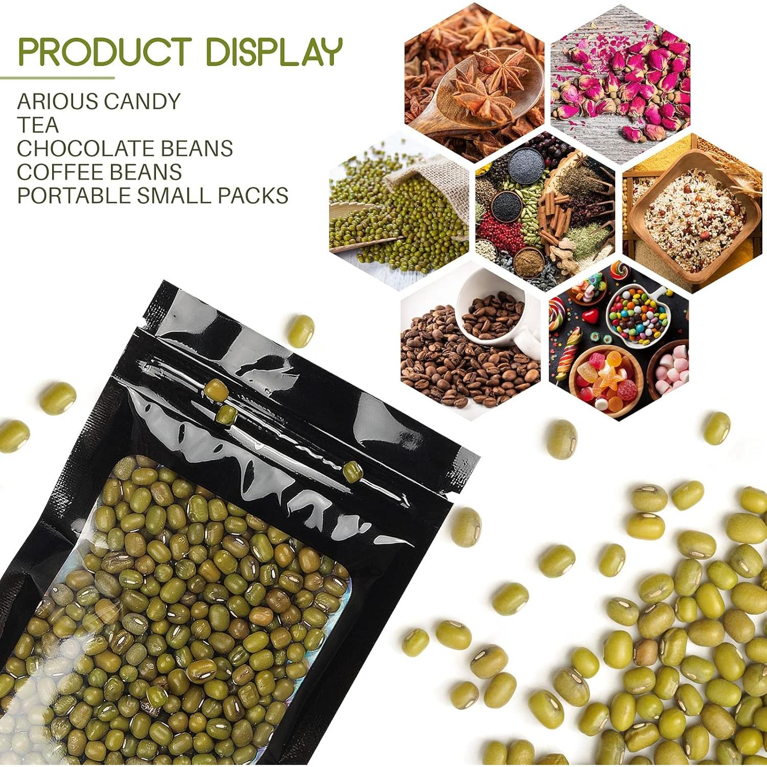 120 Bolsas Mylar Reutilizables AMCEMIC a Prueba de Olores