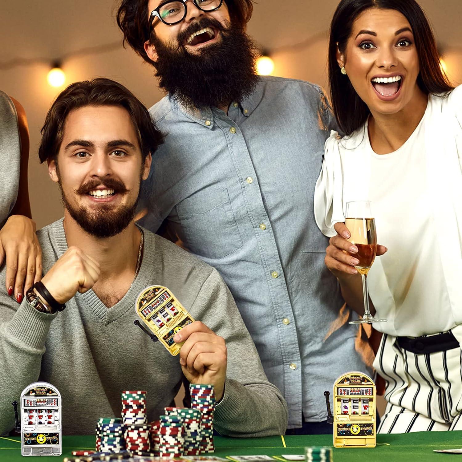 Deekin Mini Máquina Traga Monedas 12 Pcs Juguete Dorado Plateado