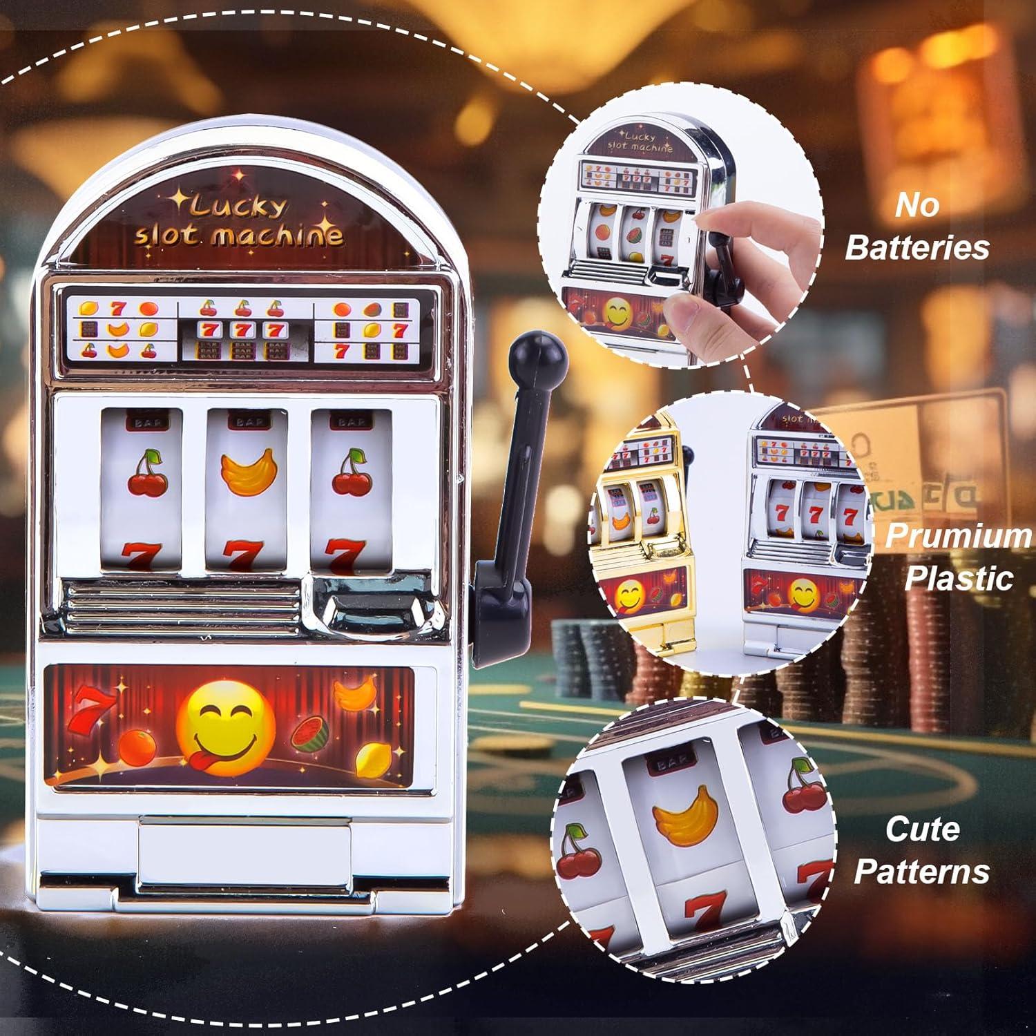 Mini Máquina Traga Monedas BigOtters 2 Piezas Decorativa